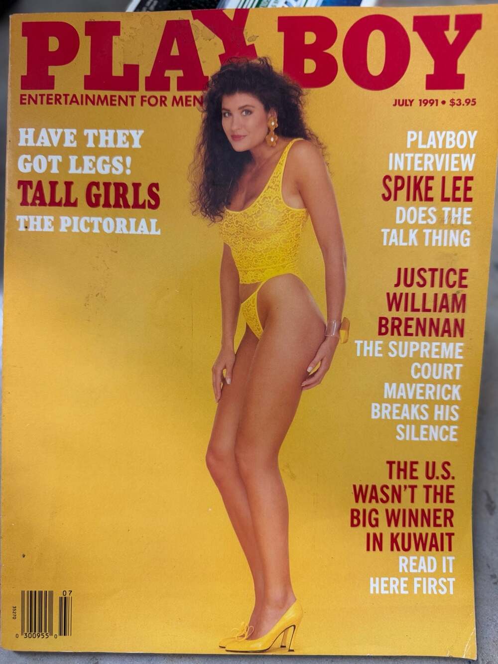Vintage Playboy Magazine July 1991 Samantha Dorman Cover Spike Lee Interview